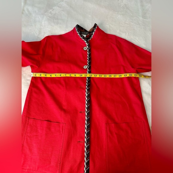 Koos of Course! Women’s Lightweight Reversible Linen Blend Blazer/Jacket Size M - Picture 7 of 12